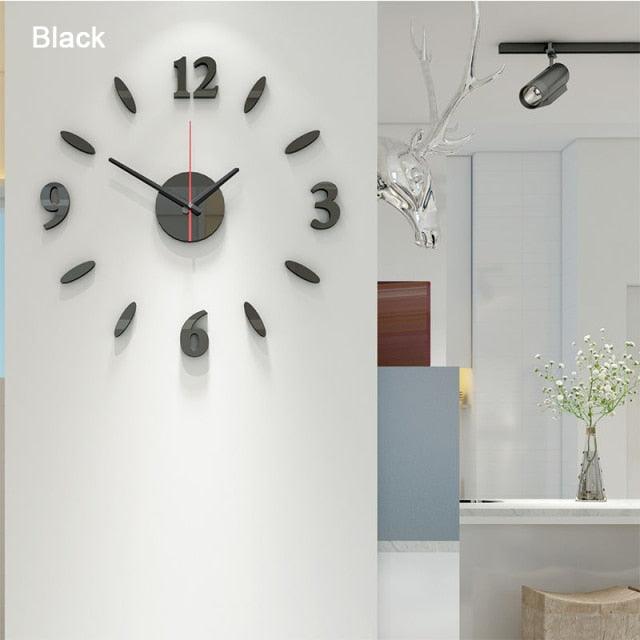 Modern Luminous Silent Wall Clock for Home Office Decor