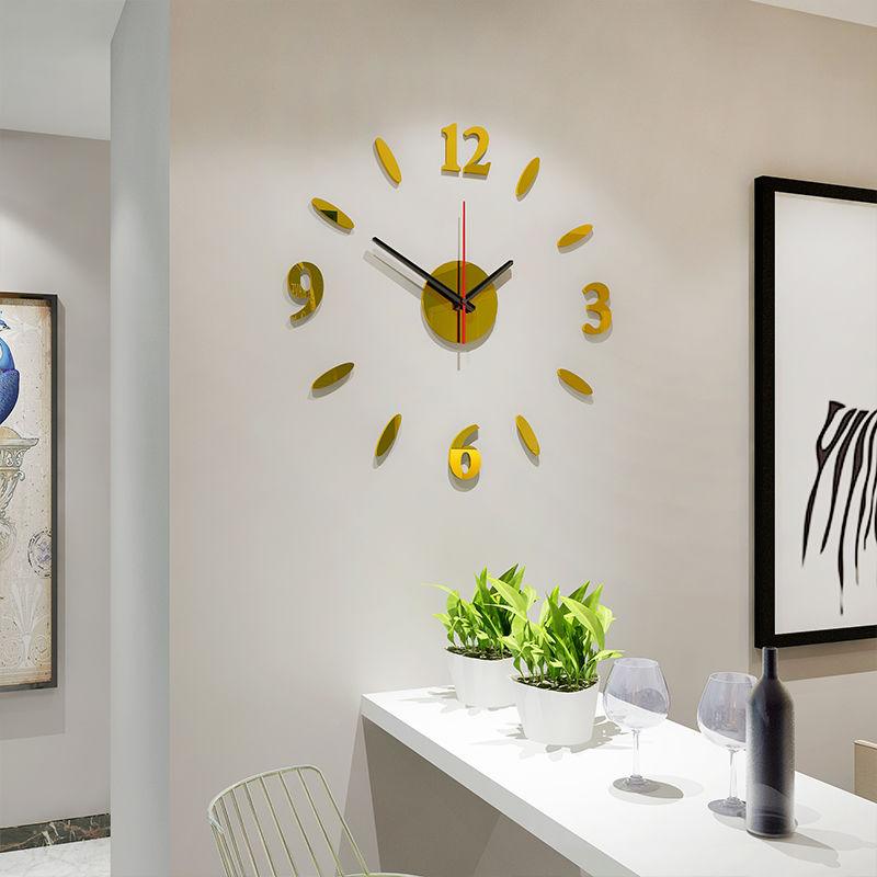 Modern Luminous Silent Wall Clock for Home Office Decor