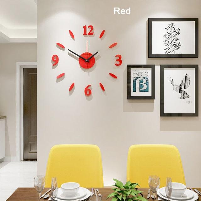 Modern Luminous Silent Wall Clock for Home Office Decor